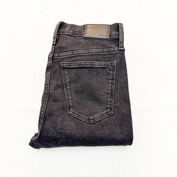 Madewell 10" High-Rise Skinny Denim Jeans Black Charcoal Wash Size 29 - Picture 1 of 9